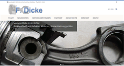 Desktop Screenshot of motoren-dicke.de